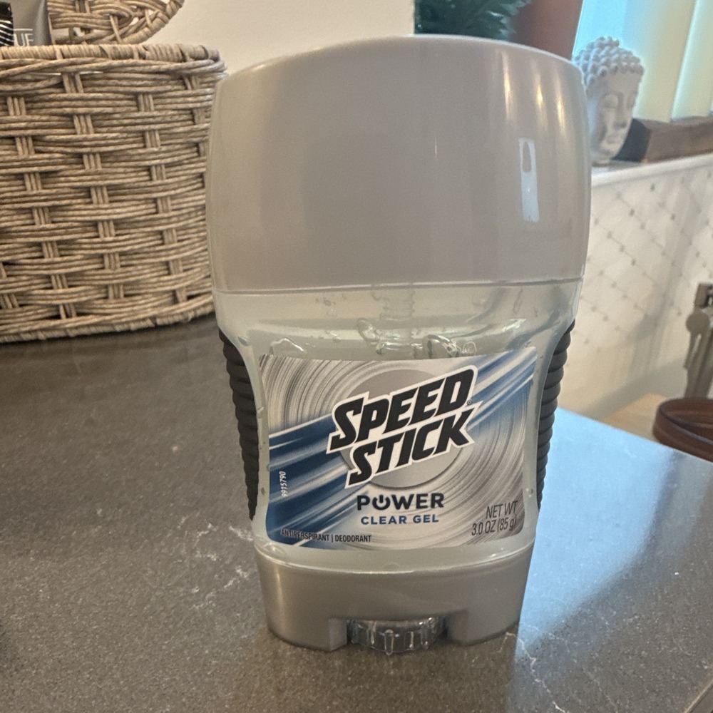 Speed Stick Power Clear Gel Antiperspirant 24 HR Protection,Men 3.0 oz pack of 3 - Picture 1 of 4